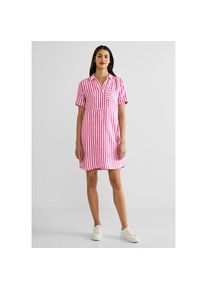 Street One Blusenkleid pink 44 EURO-Größen oasis pink Leinen Shirtkleid