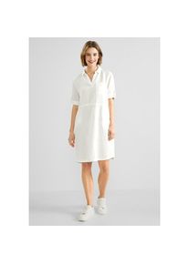 Street One Blusenkleid, in Unifarbe weiß 40 EURO-Größen off white Leinen Shirtkleid in Unifarbe