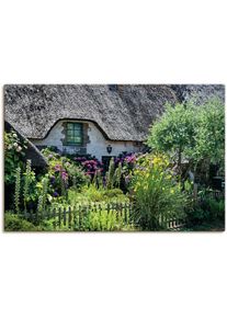 Artland Wandbild »Altes Landhaus im Norden Frankreichs«, Gartenbilder, (1 St.), als Alubild, Leinwandbild, Wandaufkleber oder Poster in versch....