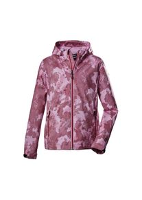 Killtec Softshelljacke »KOS 205 GRLS SFTSHLL JCKT« rosa 128 rauchrosa Softshelljacke mit verstellbarer Kapuze