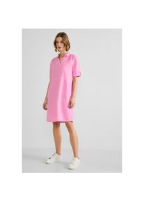 Street One Blusenkleid, in Unifarbe rosa 40 EURO-Größen wild rose Leinen Shirtkleid in Unifarbe