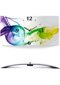 Artland Wanduhr »Rauch - Abstrakt«, 3D Optik gebogen, mit Quarz- oder Funkuhrwerk, versch. Größen bunt
