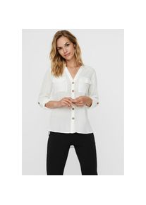 Véro Moda VERO MODA Hemdbluse »VMBUMPY« weiß XS snow white Elegante Bluse von VERO MODA