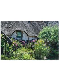 Artland Wandbild »Altes Landhaus im Norden Frankreichs«, Gartenbilder, (1 St.), als Alubild, Leinwandbild, Wandaufkleber oder Poster in versch....