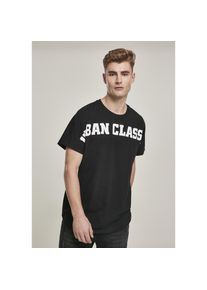 Urban Classics Kurzarmshirt &raquo;Herren Long Shaped Big Logo Tee&laquo; schwarz M black UC Men
