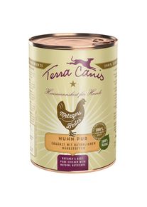 12x 400g Metzgers Bestes Huhn Pur Terra Canis Nassfutter für Hunde