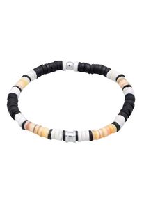 Kuzzoi, Hommes Bracelet, sable / noir / argent / blanc