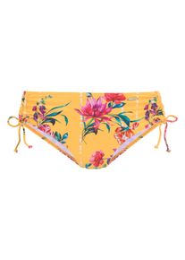 Sunseeker Bikini-Hose -Modern, Seitlich Regulierbar Gelb, Größe 34