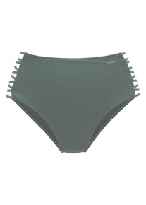 Bench. Bench Highwaist-Bikini-Hose -Perfect, Gekreutzte Bänder Gruen, Größe 34