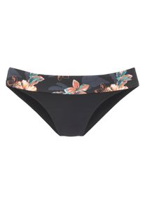 Venice Beach Bikini-Hose -Lori, mit Modernem Print Schwarz, Größe 36
