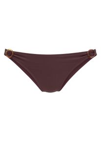 s.Oliver Bikini-Hose -Rome, mit Zierringen Braun, Größe 34