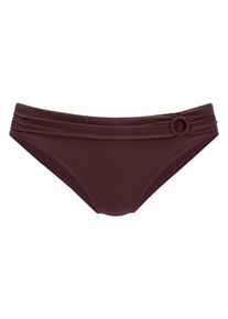 s.Oliver Bikini-Hose -Rome, mit Umschlagbund Braun, Größe 38