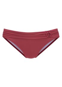 s.Oliver Bikini-Hose -Rome, mit Umschlagbund Rot, Größe 36