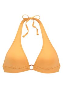 s.Oliver Triangel-Bikini-Top -Rome, mit Breitem Bündchen Gelb, Größe 34