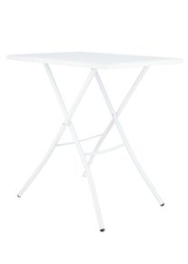 Fiam Sirio Klapptisch B 50 x T 70 x H 73 cm Outdoor Jan Kurtz Wei&szlig;