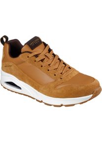 Skechers Uno Sneaker Herren - braun - Gr. 42 - Leder