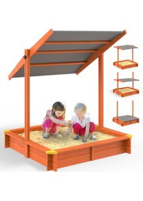 Spielwerk® Sandkasten Sami 120x120cm UV-Schutz 50+