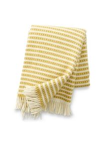 Lammwolldecke Ollie Gelb