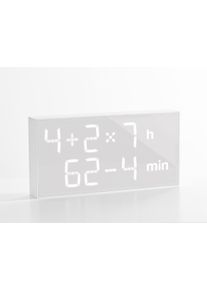Digital clock LED Digitaluhr / Tischuhr / Wanduhr SCHNEEWEISS Albert Clock EINZELSTÜCK