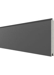 TraumGarten Sichtschutzzaun SYSTEM ALU PLUS Einzelprofil Anthrazit Sichtschutz Steckzaun Lamellenzaun, 178 cm