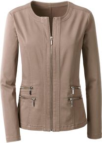 Damen Jeansblazer taupe