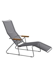 Click Sunlounger Outdoor Sonnenliege Houe Dunkelgrau