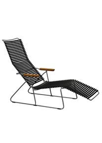 Click Sunlounger Outdoor Sonnenliege Houe Schwarz