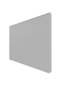 TraumGarten Sichtschutzzaun SYSTEM ALU XL Einzelprofil Silber Sichtschutz Steckzaun Lamellenzaun, 178 cm