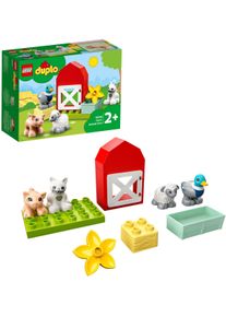 Lego® Konstruktionsspielsteine »Tierpflege auf dem Bauernhof (10949), Lego® DUPLO® Town«, (11 St.), Made in Europe