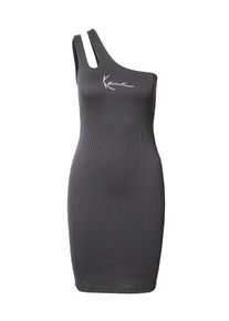 Karl Kani Kleid Damen, dunkelgrau / wei&szlig;, Gr&ouml;&szlig;e 32/34
