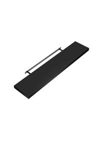 Casaria® Wandregal Schweberegal 50cm schwarz + Halterung
