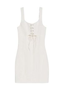 Bershka Kleid Damen, creme, Gr&ouml;&szlig;e 40