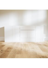 MYCS Sideboard Weiss - Sideboard: Schubladen in Weiss & Türen in Weiss - Hochwertige Materialien - 190 x 79 x 34 cm, konfigurierbar