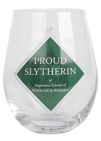 Harry Potter Slytherin Trinkglas durchsichtig