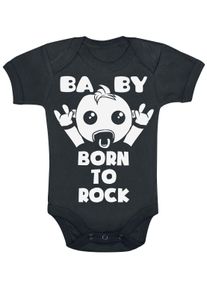 Sprüche Kids - Born To Rock Body schwarz
