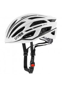 Uvex Race 5 Radhelm Rennrad (Gr 52-56 cm |grau/schwarz/weiß)