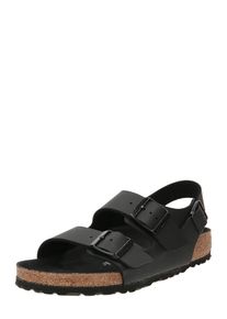 Birkenstock, Hommes Sandales 'Milano', noir