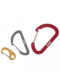 LACD Accessory Biner set Materialkarabiner (Gr 3 Pieces |rot/grau/weiß)