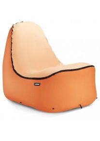 TRONO Inflatable Chair Campingstuhl Camping; Gartenparty; Strandurlaub (orange)