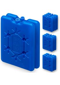 Deuba® Kühlakkus 12er-Set Blau 16,5x11x1,5cm