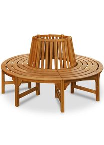 Casaria® Baumbank Eukalyptusholz FSC®-zertifiziert Ø190cm