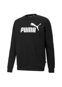 Puma Herren Essential Big Logo Crew FL schwarz