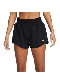 Nike Damen Dri-Fit One Mid-Rise 3" Brief-Lined Shorts schwarz