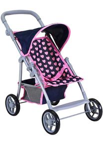 KNORRTOYS® Puppenbuggy »Liba - Pink Hearts«