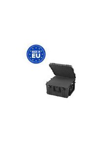 RND Wasserdichter Koffer mit Schaumstoffwürfel, 135l, 680x675x390mm, Polypropylen (PP), Schwarz - RND 550-00516