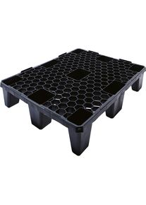 Paletta di plastica, lungh. x largh. x alt. 800 x 600 x 143 mm, portata statica 3000 kg, a partire da 50 pz. ratioform