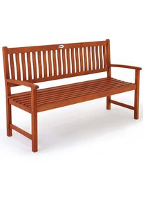 Casaria® Gartenbank Maxima Eukalyptusholz 152x55x90cm FSC®-zertifiziert