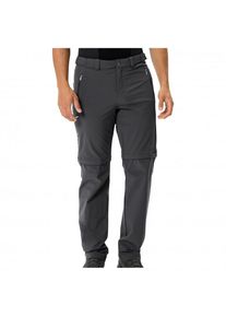 Vaude - Farley Stretch T-Zip Pants III - Zip-Off-Hose Gr 46 - Short grau