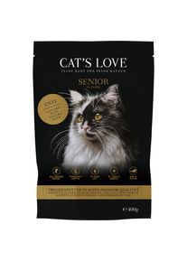 400g Senior Ente Cat ́s Love Katzenfutter Trocken