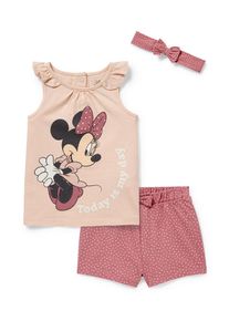 C&Amp;A Minnie Maus-Baby-Outfit-3 teilig, Rosa, Größe: 68